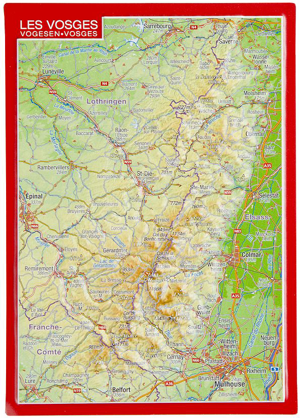 Vosges 3D Postcard
