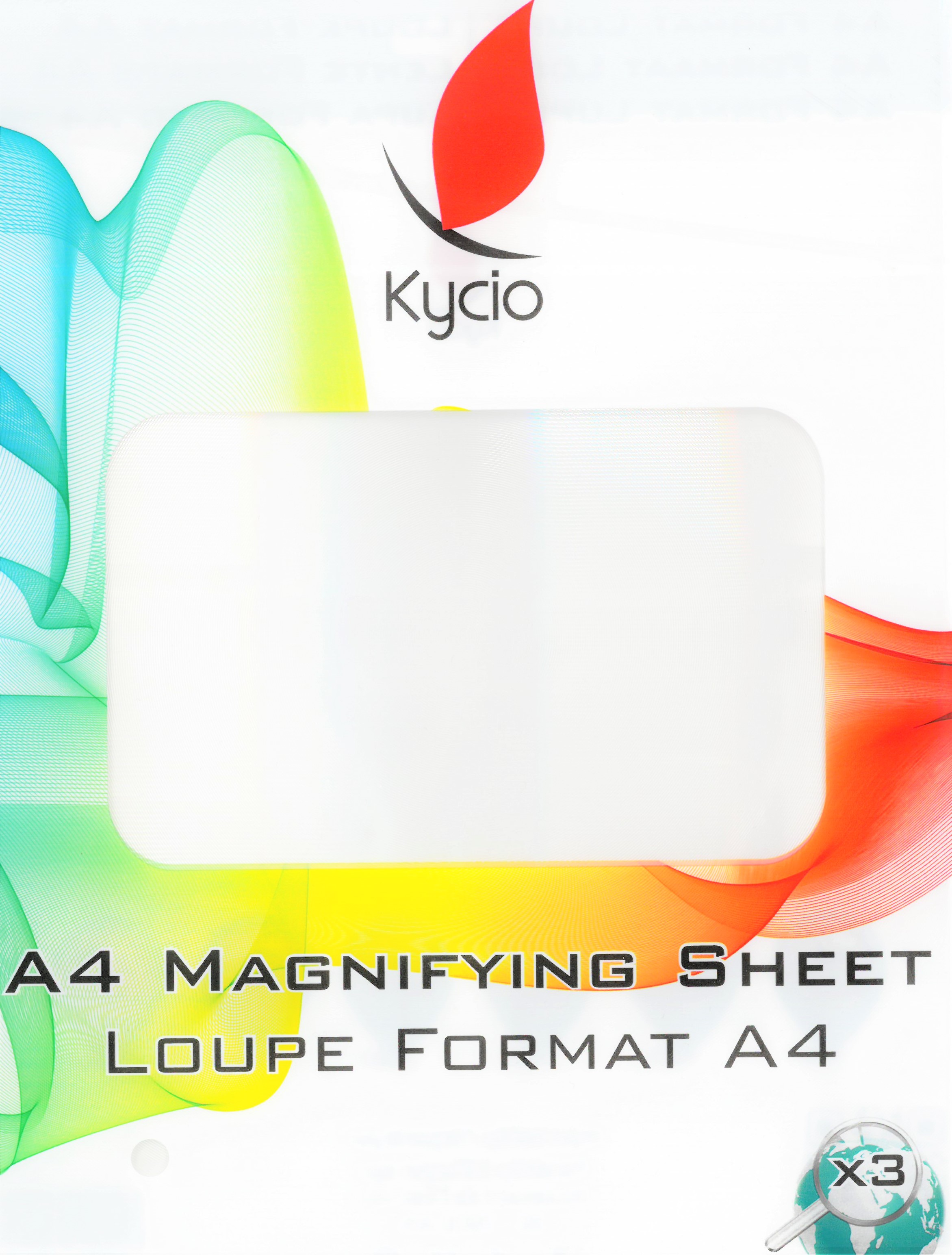 Magnifying sheet A4 x3