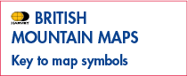 British Mountain Map Legend Fragment